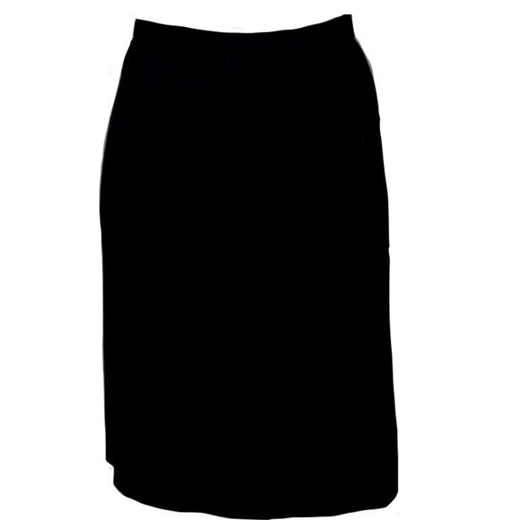 ST JOHN BASICS Marie Gray ~BLACK SANTANA KNIT SKIRT SUIT Blazer/Jacket … - Picture 3 of 4